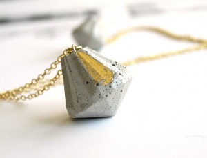 Concrete Diamond necklace